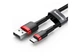 Кабель USB to Type-C Baseus Cafule 2A 2m 480Mbps Rapid Charge Data Cable, чёрный c Red-Line - изображение 3