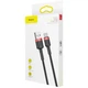 Кабель USB to Type-C Baseus Cafule 2A 2m 480Mbps Rapid Charge Data Cable, чёрный c Red-Line - изображение 6