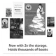 Електронна книга Amazon Kindle 11th Gen 2022 Black Refurbished, пам"ять 16GB, дисплей 6 E Ink Carta, HD-екран, дисплей антивідблиску, підсвічування, сенсорний екран, функція читання вголос, Bluetooth/Wi-Fi, веб-браузер, 300 dpi, чорна - зображення 5