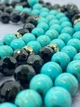 Намисто бірюза прес 128 см Блакитний 1090 - зображення 6