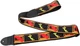 Ремінь гітарний FENDER 2 MONOGRAMMED BLACK / YELLOW / RED STRAP - зображення 4
