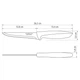 Кухонний ніж Tramontina Plenus Light Grey Bone 127 мм (23425/135) - изображение 4