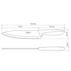 Кухонний ніж Tramontina Plenus Light Grey Chef 203 мм (23426/138) - зображення 3