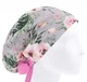 Медицинская шапочка женская HeadwearUniverse универсальная принт Розы листья - изображение 1