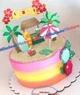 Сахарна їстівна картинка пляж, море, Aloha вис.9-10см на торт (SNP - 01785) - изображение 2