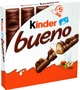 Упаковка вафель Kinder Bueno с молочно-ореховой начинкой 107.5 г х 9 шт (8000500383063) - изображение 2