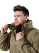 Демисезонная тактическая куртка Eagle Soft Shell JA-23 на флисе Green Olive L - изображение 7