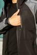Мужская демисезонная куртка ветровка SoftShell Light iForce Intruder 0091 M Черно-серый (IN - 0091/1 B ) - изображение 7