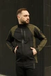 Чоловіча куртка демісезонна куртка SoftShell Light iForce Intruder 0091 S Чорний з хакі (IN - 0091/2 A ) - зображення 3