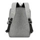 Рюкзак міський 3в1 Backpack 9018 дорожній комплект сірий - зображення 4