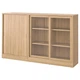 Стелаж IKEA TONSTAD 202x120 см дубовий шпон (695.150.68) - зображення 1
