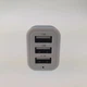 Переходник USB в прикуривателе на 3 входа (Бело-синий цвет), Авто зарядка на 3 USB 20047 - изображение 4