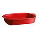 Форма для запекания прямоугольная Emile Henry Ovenware 42,5х28 см красная (349654) - изображение 1