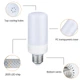 Світлодіодна лампочка 4 ШТУКИ A-Plus RGB-Bulb в патрон Е27-99 світлодіодів з ефектом кольорового полум'я - зображення 8