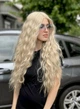 Парик на сетке кудрявый Lace Wig SupeL Lily Apric блондин, термостойкое волокно - изображение 2