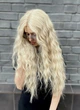 Парик на сетке кудрявый Lace Wig SupeL Lily Apric блондин, термостойкое волокно - изображение 4