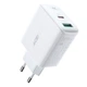 Мережевий зарядний пристрій ACEFAST A5 PD32W (USB-C+USB-A) Dual Port Charger (AFA5W) White - зображення 1