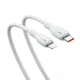 Кабель Baseus Pudding Series Fast Charging Cable Type-C to iP 20W (P10355701221-01) 2m Stellar White - зображення 3