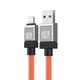 Кабель Baseus CoolPlay Series Fast Charging Cable USB to iP 2.4A (CAKW000507) 2m Orange - зображення 5