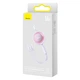 Кабель Baseus Bright Mirror 2 Series Retractable 3-in-1 Fast Charging Data Cable USB to M+L+C 66W (CAMJ010105) 1.1m Purple - изображение 7
