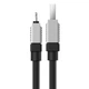Кабель Baseus CoolPlay Series Fast Charging Cable USB to iP 2.4A (CAKW000501) 2m Black - зображення 4