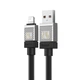 Кабель Baseus CoolPlay Series Fast Charging Cable USB to iP 2.4A (CAKW000501) 2m Black - зображення 5