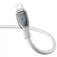 Кабель Baseus Pudding Series Fast Charging Cable USB to iP 2.4A (P10355700221-01) 2m Stellar White - зображення 4