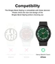 Накладка Fusion Bezel Styling для Galaxy Watch 6 Classic 47mm Stainless Steel Silver (GW6C-47-01) - зображення 9
