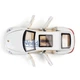 Машинка Porsche Panamera іграшка моделька металева колекційна 19 см Білий (5126671) - зображення 4