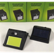 Настенный уличный фонарь LED COB светильник с датчиком движения UKC SH-1605 солнечной панелью - изображение 5