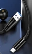Кабель ColorWay USB - MicroUSB Zinc Alloy + Led 2.4А 1 м Black (CW-CBUM035-BK) - изображение 8