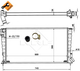Радіатор, система охолодження двигуна NRF 509510 - зображення 3