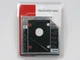Кишеня-адаптер для встановлення жорсткого HDD 2.5" SATA у відсік mSATA DVD-RW приводу 12.7 mm. Оптибей (optibay), Second HDD, SSD caddy! У блістері. (60321) - зображення 2