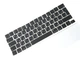 Комплект клавіш для клавіатури Apple MacBook Pro A2141 / A2289 / A2251 (2019, 2020) — чорні, розкладка RU, велика клавіша Enter - зображення 2