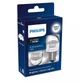 Комплект світлодіодних ламп Philips 11498XUWX2 Philips X-tremeUltinon P21W LED 12/24V White (2 шт) - зображення 2