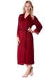 Комплект: халат і сорочка Fleri 62(8XL) Бордо (33926) - зображення 4
