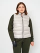 Теплый жилет короткий женский Mango Blanvest 57064386-PL XS Серый (8445922275594) - изображение 1