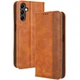 Чехол-книжка Deexe Retro Style для Samsung Galaxy M34 (M346) - Brown - изображение 1
