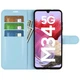 Классический чехол-книжка Deexe Book Type для Samsung Galaxy M34 (M346) - Blue - изображение 2