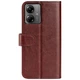 Класичний чохол-книжка Deexe Wallet Style для Motorola Moto G14 - Brown - зображення 5
