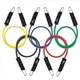 Набор эспандеров для фитнеса многофункциональный 5 жгутов Power Resistance Bands в чехле - изображение 1