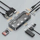 Хаб Asometech Smooth Connection 100W 10in1 Сірий (1012-901-00) - зображення 4