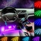 Подсветка в салон авто с микрофоном RGB 48 LED с пультом в прикуриватель реагирует на музыку - изображение 2