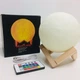 Ночник 3D аккумуляторная Луна Светильник 5 режимов 5 цветов USB 3D Moon Touch - изображение 9