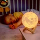 Ночник 3D аккумуляторная Луна Светильник 5 режимов 5 цветов USB 3D Moon Touch - изображение 5