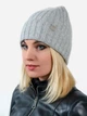 Шапка женская Malisa Латина 15-1173-LT-150 54-58 Светло-серая - изображение 1