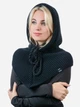 Капор женский Malisa Палермо 5-8016-MR-218 One Size Черный - изображение 1