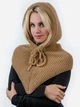 Капор женский Malisa Палермо 5-8016-MR-117 One Size Песок - изображение 1