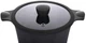 Каструля Ringel Zitrone black із кришкою 5,8 л (RG-2108-24/2 BL) - зображення 3