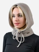 Капор жіночий Malisa Неаполь 5-8024-CR-157 One Size Димка - зображення 1